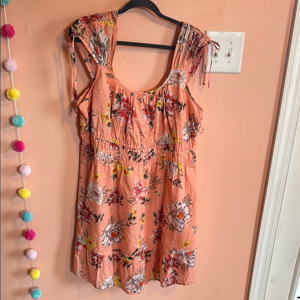 Floral Peach MAURICES Women's dress XL